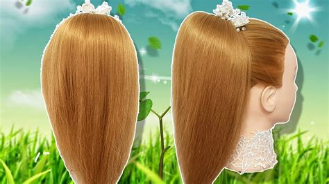 Every bride wants to look cute on the wedding day. Different hairstyle for Wedding/party 🍓 Hairstyles for ...