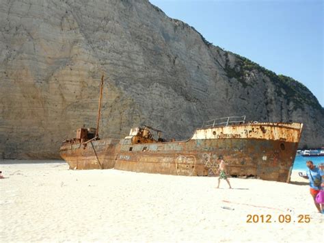Shipwreck At Navagio Bay Photo From Navagio In Zakynthos Greece Com