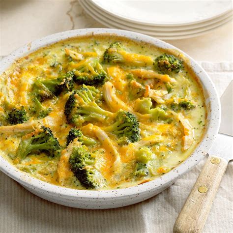 Light Chicken And Broccoli Bake Recipe How To Make It Taste Of Home