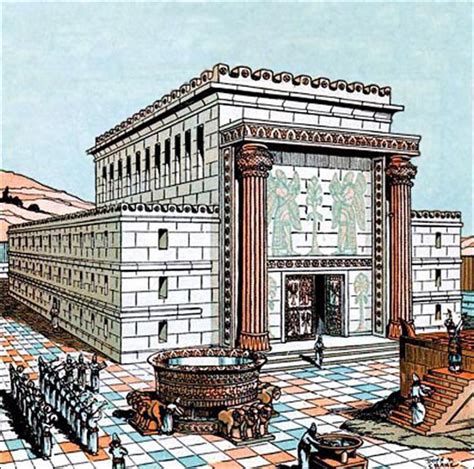 Building Solomons Temple Phoenicians In Phoenicia