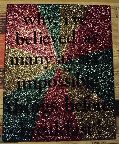 Trust Implicitly Diy Glitter Canvas Painting