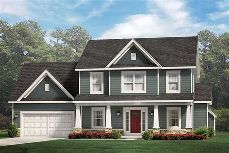 With the zba, we requested permission for a new attached 2 car garage which pushed the building six feet over the existing ten foot setback, four feet off the lot line. Plan 790032GLV: Country Colonial with 3 Bedrooms and Bonus ...