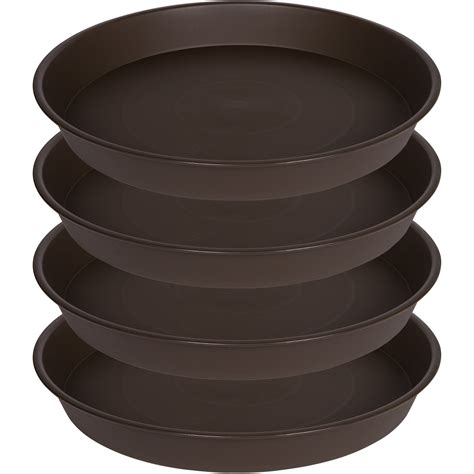 Angde 4 Pack of Plant Saucer 18 19 inch (16.5 Inch Base), Extra-Deep
