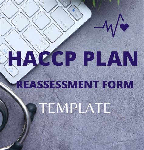 Haccp Plan Reassessment Form Template For Food Manufacturing Etsy
