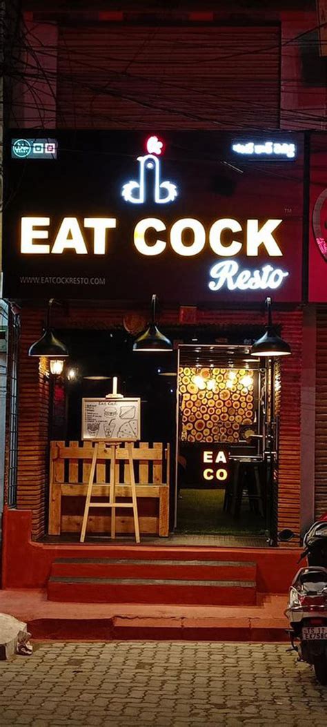 Shall We Dine At The Eat Cock Restaurant Yes But Only When We Are In
