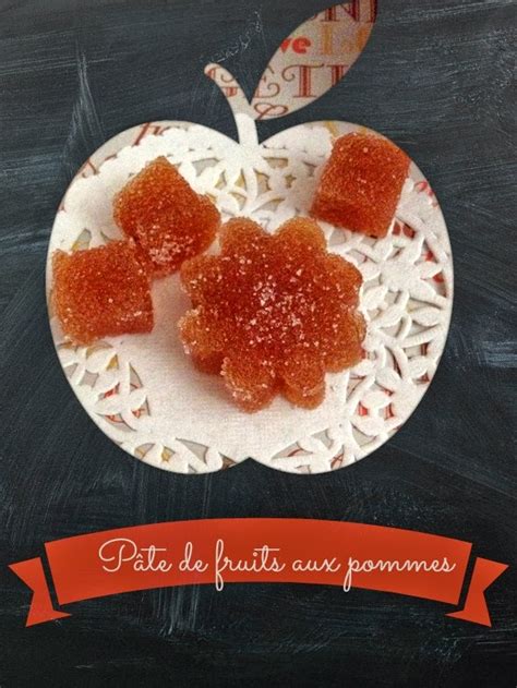 Pâte de fruits aux pommes