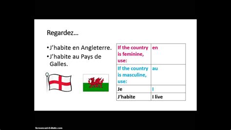 Or je n'en reviens pas! How to say I live in in French quick tutorial - YouTube