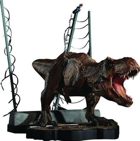 Jun169284 Chronicle Jurassic Park Breakout T Rex Statue Previews World