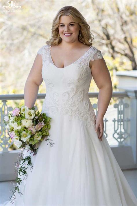 Plus Size Perfection Wedding Dresses For Those Problem Areas Easy