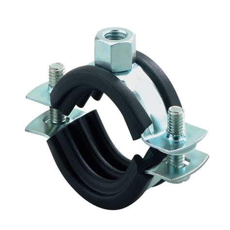 25 30mm 34 Inch Rubber Lined Pipe Clamps