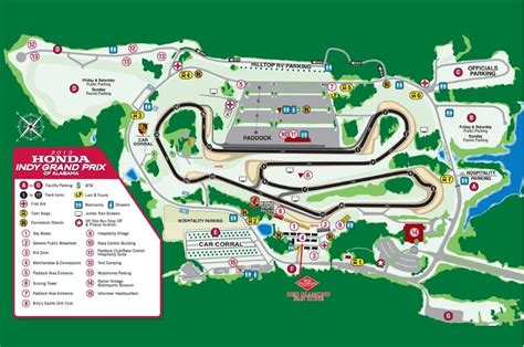 Barber Motorsports Park Map