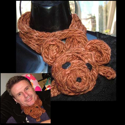 You can use the next pic as an illustrative example of how to wear these animal farm necklets. Handmade Crafts - Finger Knitting Neck Warmers, Scarf ...