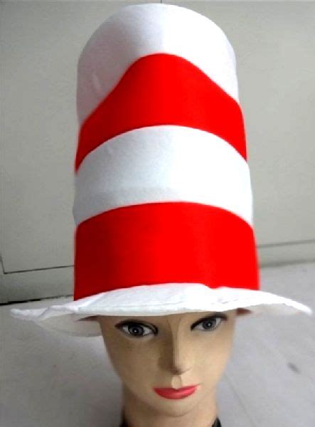 Dr Seuss Cat In The Hat Top Hat Fancy Dress Accessories From