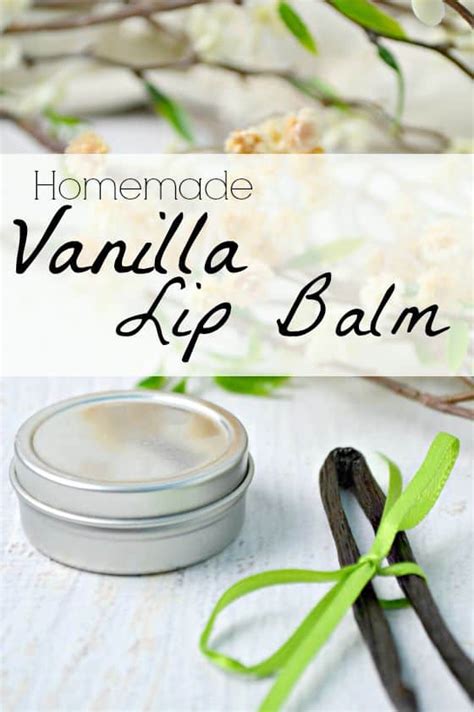 Make Your Own Homemade Vanilla Lip Balm Recipe