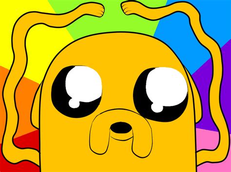 Jake El Perro Jake The Dogs Adventure Time Cartoon Art Laughter