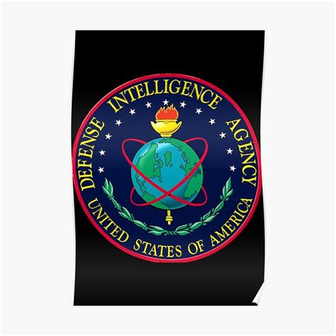 The Defense Intelligence Agency Dia Logo Poster For Sale By