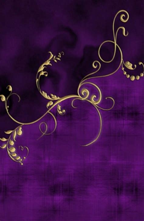 Black And Purple Purple And Gold Attractive Wallpapers Wallpaper
