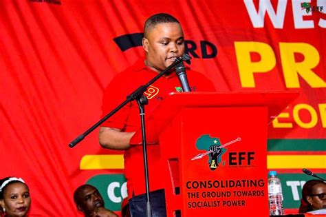 Economic Freedom Fighters On Twitter In Pictures Newly Elected Chairperson Of The EFF In