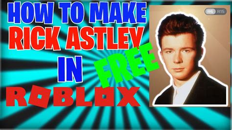 How To Make Rick Astley Avatar In Roblox For Free Working 2021 Youtube