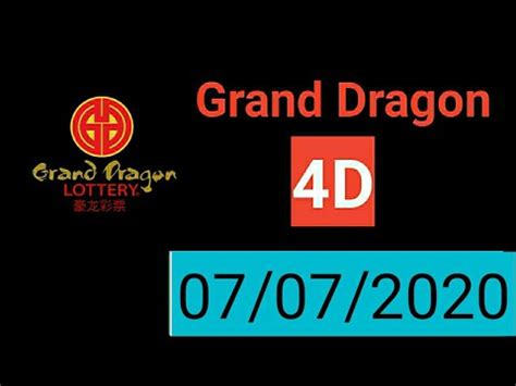 Berapa bayaran hadiah grand dragon lotto 4d dan 6d. Grand Dragon Lotto 4D 07/07/2020 - YouTube