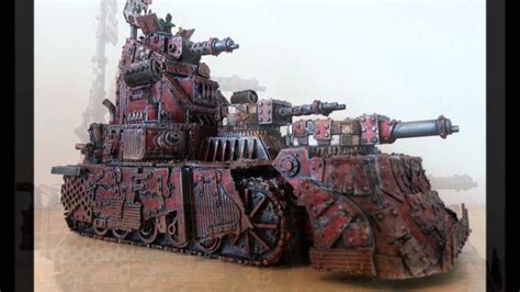 Wh40k Warhammer 40k Ork Army Mega Grot Tank Youtube