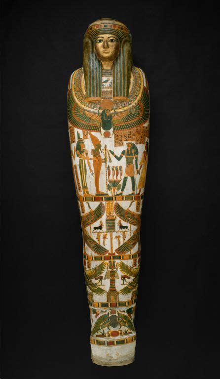 Egyptian Coffin And Mummy Of Paankhenamun Third Intermediate Period