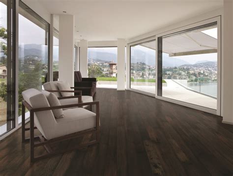 5,000 brands of furniture, lighting, cookware, and more. Ocean View Living Room With Dark Chocolate Wood Floor ...