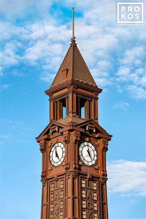 Hoboken Terminal Clock Tower Framed Photograph By Andrew Prokos