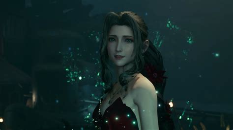 Aerith In The Dream With The Red Dress Omg Final Fantasy Remake Mod