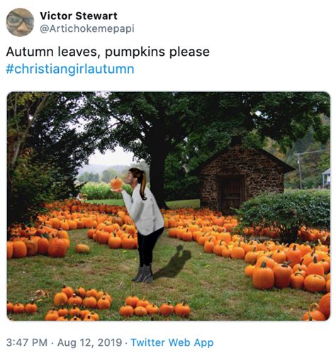 Pumpkins Please Christian Girl Autumn Know Your Meme