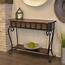 Powell Tangier Gold Medallion Console Table  Walmartcom
