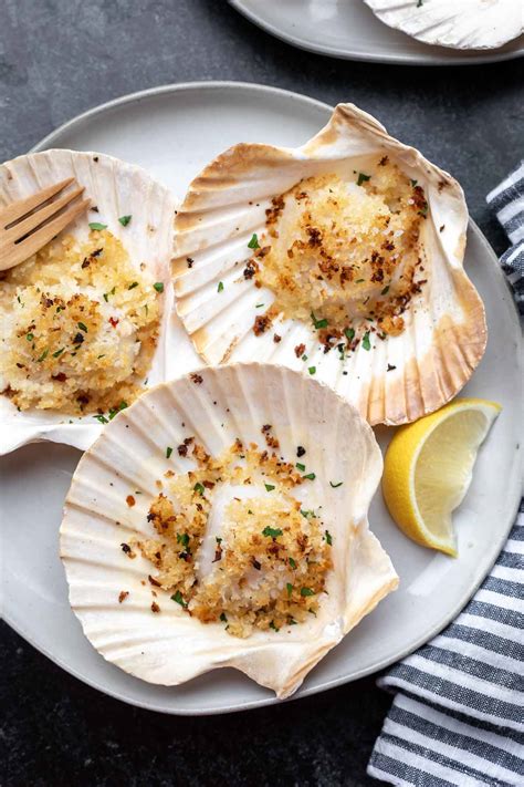 Easy Baked Scallops Dairy Free Simply Whisked