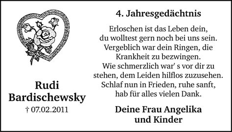 Nun ging es den ort des geschehens: Traueranzeigen von Rudi Bardischewsky | trauer.lokalkompass.de