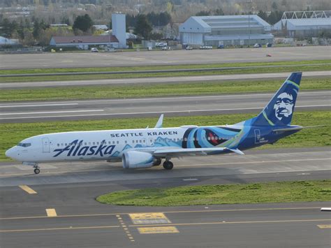 N Ak Alaska Airlines Boeing Max As Asa Flickr