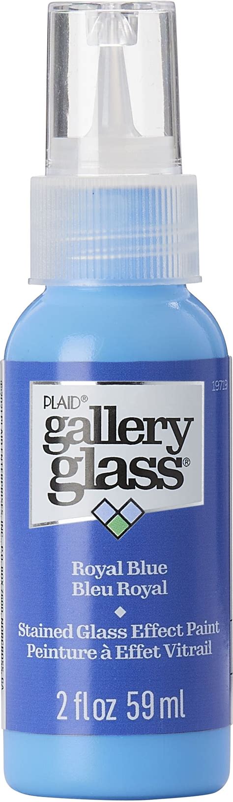 Folkart Gallery Glass Paint 2oz Royal Blue Michaels