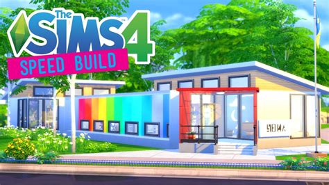 The Sims 4 Speed Build Newcrest Daycare Center No Cc Youtube