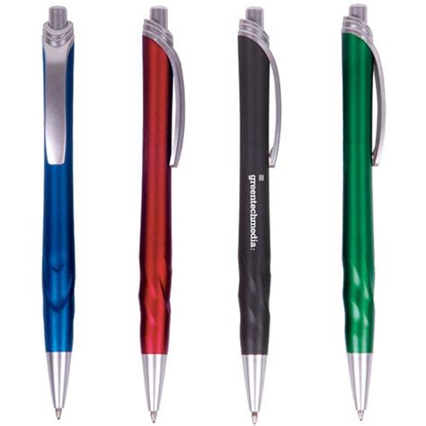 Metallic Texture Click Pen | Personalized Pens | 0.35 Ea.