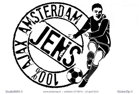 Muurstickers Thema Sport Muurstempel Ajax