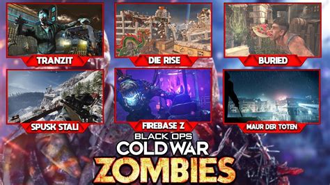 All Cold War Zombie Maps