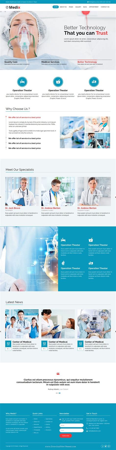 Also, starter comes with all the essential business elements and sections for your next project. Medix is new Bootstrap HTML template for #Health and ...
