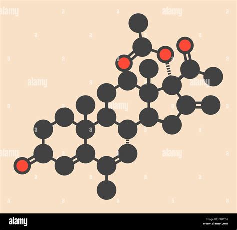 Melengestrol Acetate Mga Cattle Growth Promoter Stylized Skeletal