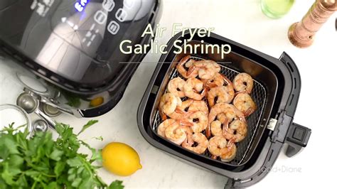 Pour the garlic and ghee mixture over the shrimp to marinate. Air Fryer Garlic Shrimp with Lemon - So Quick & Easy - YouTube