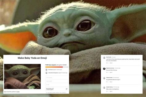 Petition To Create Baby Yoda Emoji Racks Up 11000 Signatures From