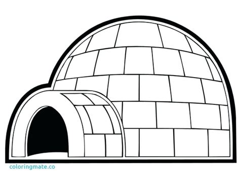 Experts actually disagree on the number of living species. Igloo Coloring Page at GetColorings.com | Free printable ...