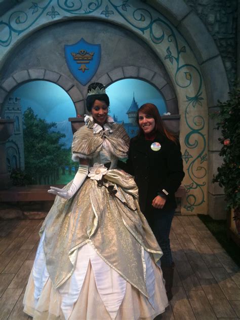 Meeting Tiana At Disneyland California Disney Princess Photo