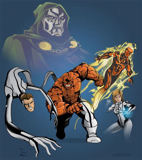The Fantastic Four By Timelessunknown On Deviantart