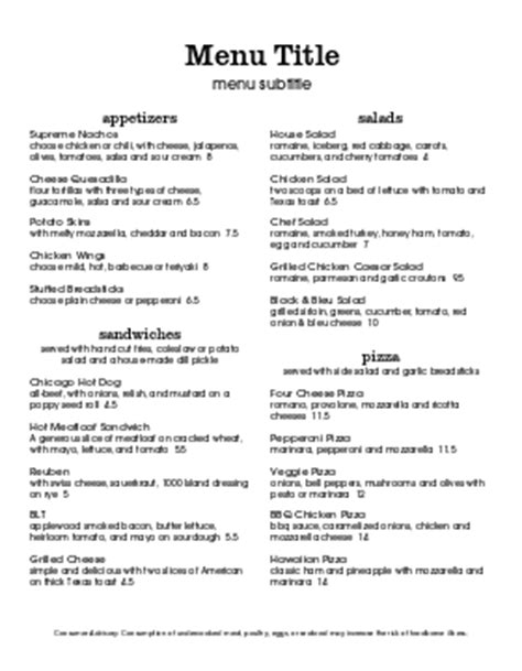 There are lots of ways to personalize the menu templates. Customize 103+ Create Your Own Menu Menu Templates ...