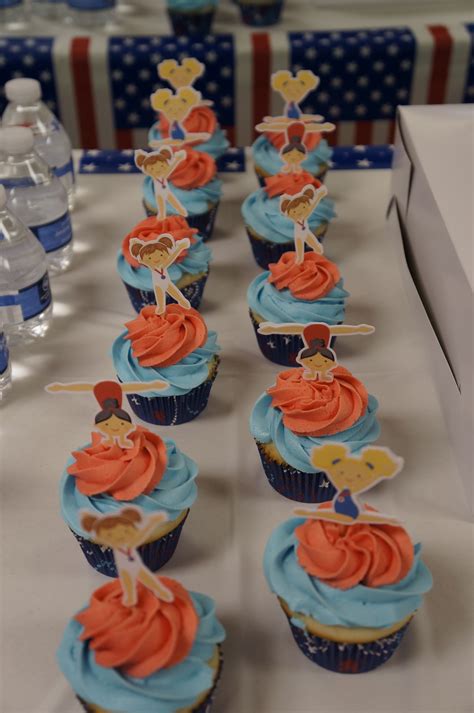 15% off with code dreamdetails. "Olympic" gymnast cupcakes for Anna's gymnastics birthday ...