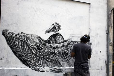 Alexis Diaz New Mural In Progress Paris France StreetArtNews