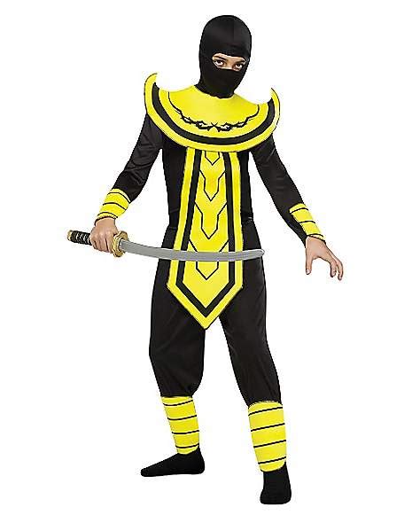 Kids Yellow Master Ninja Costume